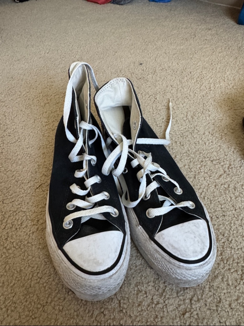 Converse Black and White High-Top Sneakers